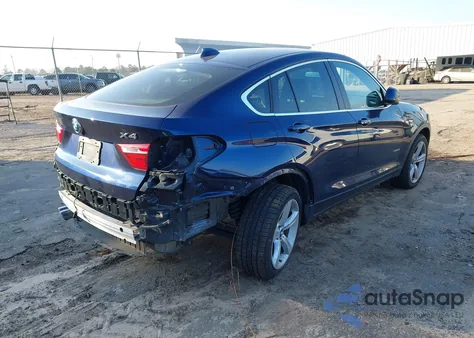 2016 BMW X4 xDrive28I z USA, uszkodzony, nr VIN 5UXXW3C5XG0R19843